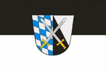 Tischflagge Abensberg 10x15cm mit Ständer Tischfahne Miniflagge