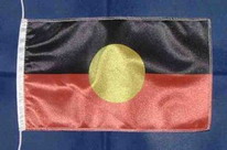 Tischflagge Aborigines