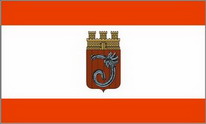 Flagge Fahne Ahlen mit altem Wappen 90x150 cm