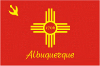 Flagge Fahne Albuquerque (New Mexico) Premiumqualität