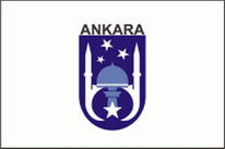 Flagge Fahne Ankara Stadt (Türkei) Premiumqualität