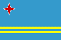 Flagge Fahne Aruba Ehem.Niederl.Antillen 90x150 cm