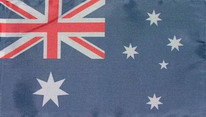 Tischflagge Australien Premiumqualität