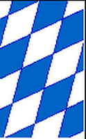 Flagge Fahne Hochformat Bayern Raute ohne Wappen