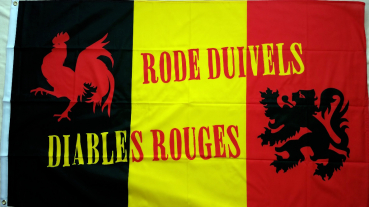 Flagge Fahne Belgien Rode Duivels Fanflagge 90x150 cm