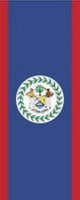 Bannerfahne Belize mit Wappen Premiumqualität