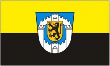 Tischflagge Bergheim 10x15cm mit Ständer Tischfahne Miniflagge