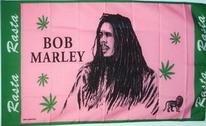 Flagge Fahne Bob Marley rosa  90x150 cm