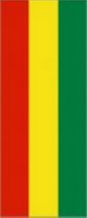 Bannerfahne Bolivien ohne Wappen Premiumqualität