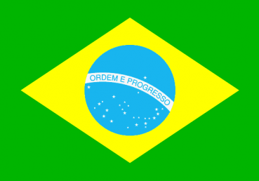Autoaufkleber Brasilien 8 x 5 cm Aufkleber