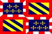 Flagge Fahne Burgund Frankreich 90x150 cm