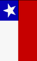 Flagge Fahne Hochformat Chile