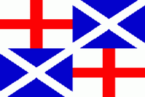 Flagge Fahne Commonwealth of England 1651 - 1658