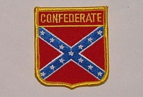 Aufnäher Confederate / Südstaaten Schrift oben