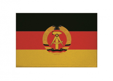 Aufnäher Patch DDR Aufbügler Fahne Flagge
