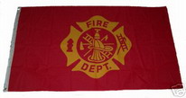 Flagge Fahne Fire Department 90x150 cm