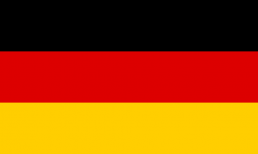 Tischflagge Deutschland 10x15cm mit Ständer Tischfahne Miniflagge