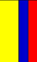 Flagge Fahne Hochformat Ecuador