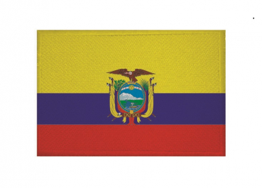 Aufnäher Patch Ecuador Aufbügler Fahne Flagge