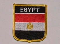 Aufnäher Egypt / Ägypten Schrift oben