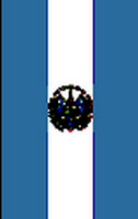 Flagge Fahne Hochformat El-Salvador mit Wappen