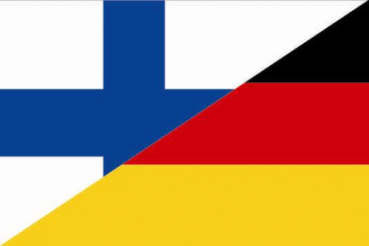 Flagge Fahne Finnland-Deutschland Freundschaftsfahne 90x60 cm *P