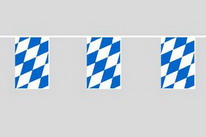 Flaggenkette Bayern Raute