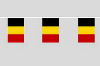 Flaggenkette Belgien