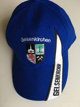 Baseballcap  Gelsenkirchen mit Wappen und Schrift darüber