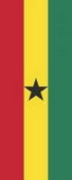 Bannerfahne Ghana Premiumqualität