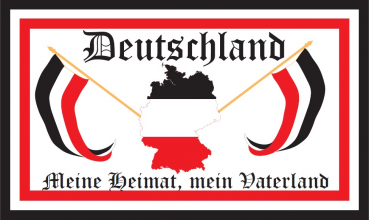Flagge Fahne Deutschland meine Heimat mein Vaterland Deutsches Reich