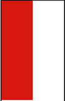 Flagge Fahne Hochformat Hessen ohne Wappen