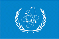 Flagge Fahne IAEA Premiumqualität