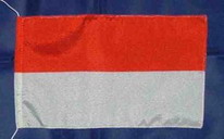 Tischflagge Indonesien