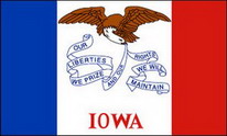 Flagge Fahne Iowa Premiumqualität