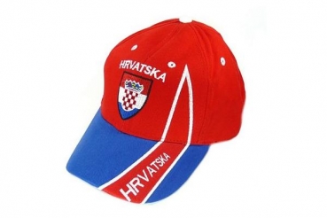 Basecap Kroatien rot