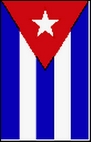 Flagge Fahne Hochformat Kuba