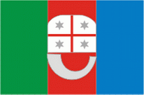 Flagge Fahne Ligurien Premiumqualität