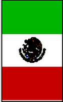 Flagge Fahne Hochformat Mexiko