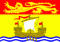 Stockflagge New Brunswick