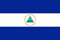 Stockflagge Nicaragua