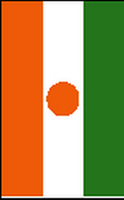 Flagge Fahne Hochformat Niger