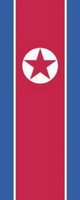 Bannerfahne Nordkorea Premiumqualität