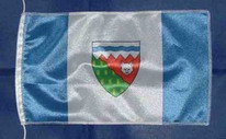 Tischflagge Nordwest Territorium