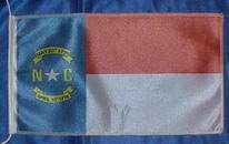 Tischflagge North Carolina