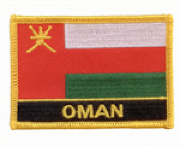 Aufnäher Oman Schrift unten