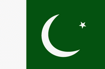 Stockflagge Pakistan