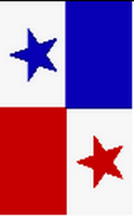 Flagge Fahne Hochformat Panama