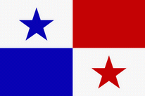 Stockflagge Panama