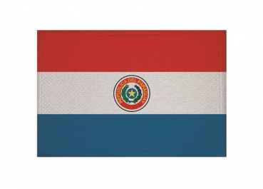 Aufnäher Patch Paraguay Aufbügler Fahne Flagge